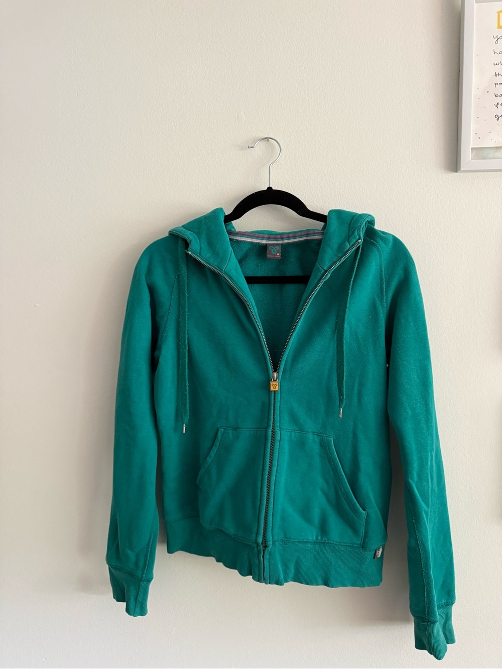 Teal Women's Zip-Up Hoodie Jacket